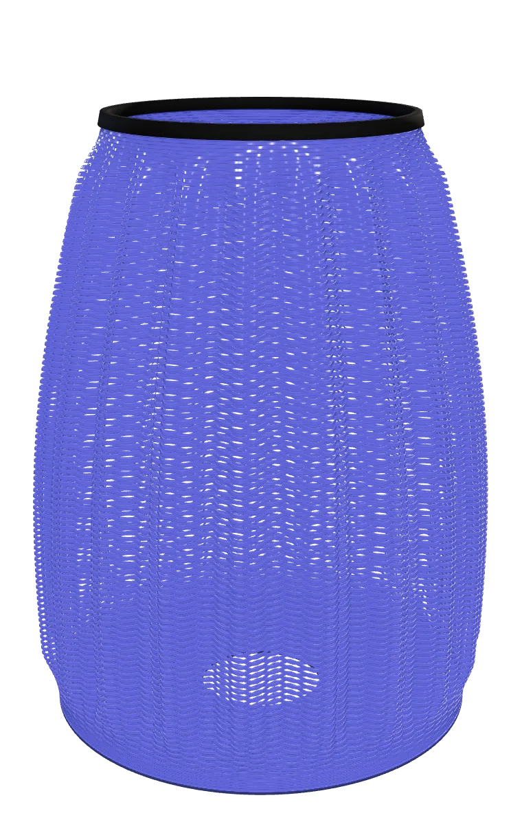 Woven Flute — 3D printable lampshade